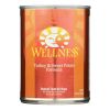 Wellness Pet Products Dog Food - Turkey And Sweet Potato Recipe - Case Of 12 - 12.5 Oz.