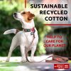 Recycled Cotton Dog Leash 10 Ft Eco Friendly Collar for Small Medium Large Dogs Reflective Dog Leash Strong Leashes