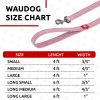 Recycled Cotton Dog Leash 6 Ft  Eco Friendly Collar for Small Medium Large Dogs Reflective Dog Leash Strong Leashes