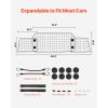 Dog Car Barrier, 35.4"-60.6" Adjustable Car Divider for Trunk Cargo Area, Universal-Fit Back Seat Heavy-Duty Wire Mesh Dogs Separator Guard Net