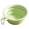 Macaron Color Portable Foldable Travel Bowl for Cats Dogs Lightweight Space-Saving Pet Feeding Drinking Outdoor Use 350ml